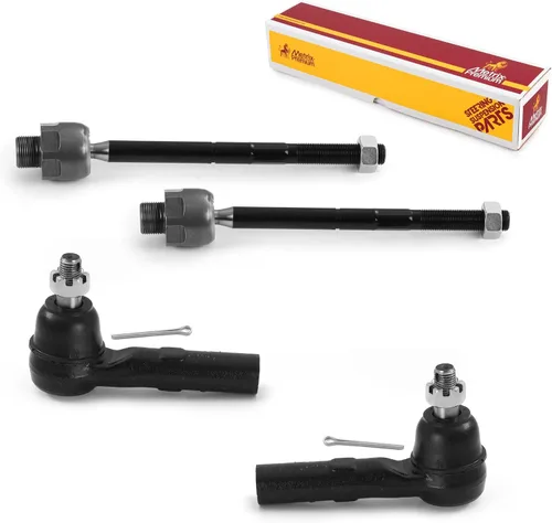 Vista 148 de Metrix Premium Chassis Parts - Kit de 4 piezas de extremos de barra de acoplamiento frontal exterior e interior compatible con Nissan Pathfinder