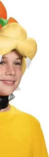 Vista 4 de Disguise gorro Bowser para niño, Un solo