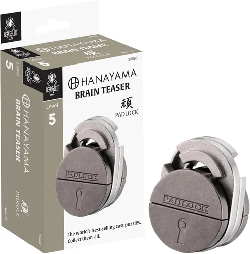 Vista 13 de BePuzzled Rompecabezas de metal para el cerebro Dial de Hanayama con calificación Mensa Nivel 5, para mayores de 12 años