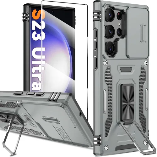 Vista 121 de Funda magnética para Samsung Galaxy Note 20 Ultra con soporte de anillo [con protector de pantalla] [Compatible con carga inalámbrica MagSafe] Funda