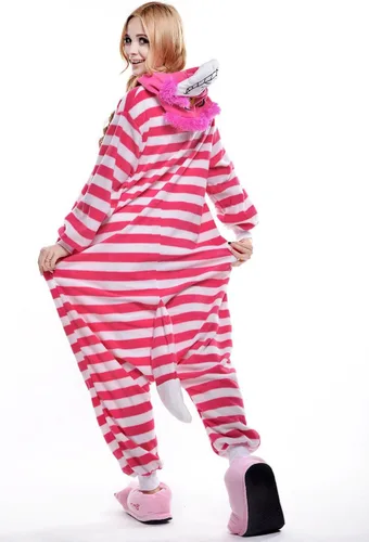 Vista 8 de Halloween Onesies Cat Adult Unisex Cosplay Animal Pajamas Costumes Xmas