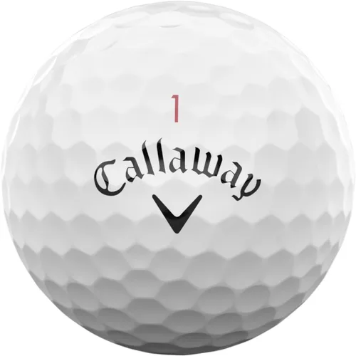 Vista 4 de Pelotas de golf Callaway Golf Chrome Soft Blanco