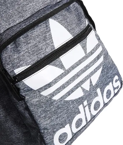 Vista 6 de adidas Originals Trefoil - Mochila con bolsillo, Gris, talla única