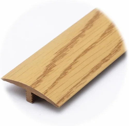 Vista 12 de KADEUX Transición de suelo cortable, umbral en forma de T, transición de madera a azulejo, tiras de conexión de espacio para pisos, ribete de PVC