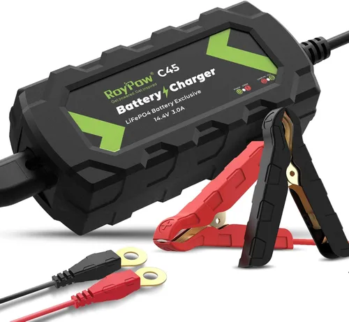 Vista 9 de Cargador de batería de litio de 6V/12V 1A, cargadores de batería inteligentes RoyPow 1A, cargadores automáticos de batería de goteo, mantenedor
