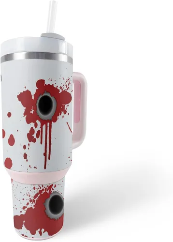 Vista 9 de MightySkins Skin - Vaso de vinilo compatible con Stanley The Quencher H2.0 FlowState de 40 onzas, vaca marrón, protectora, duradera y única, fácil