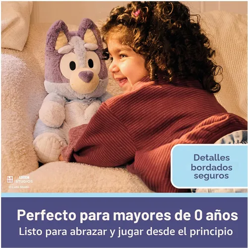 Vista 6 de GUND Bluey Oh So Snuggly Bingo - Peluche oficial de 12.5 pulgadas, a partir
