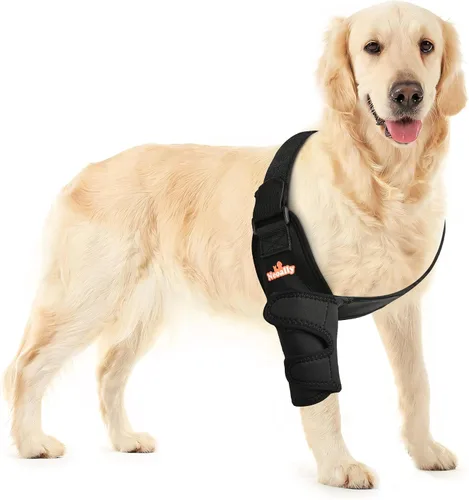 Vista 7 de NeoAlly Almohadillas protectoras para coderas de perro para codo canino y hombro, higroma de codo, displasia, osteoartritis, callos de codo, úlceras
