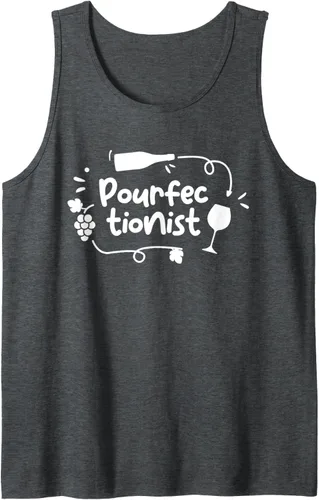 Vista 10 de Booze Joke for Red Wine Lover and Connoisseur Tank Top