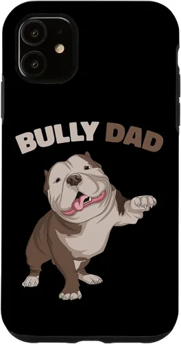 Vista 8 de American Bully Dad Dog Owner Father Funny Men Case for iPhone 17