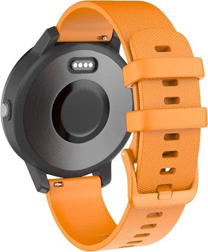 Vista 11 de OVERSTEP Vicoactive 3 - Correa de silicona suave de 0.78 pulgadas para Garmin Vivoactive 3/Forerunner 245/645 Music/Samsung Galaxy Watch 1.654