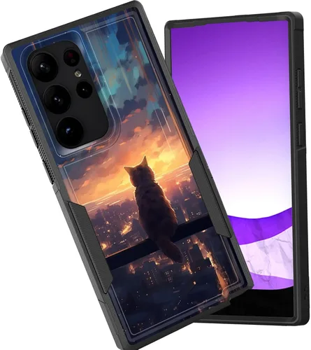 Vista 58 de Funda para Galaxy A15 5G, doble capa híbrida resistente a prueba de golpes, policarbonato duro, silicona suave, TPU, funda protectora para Samsung