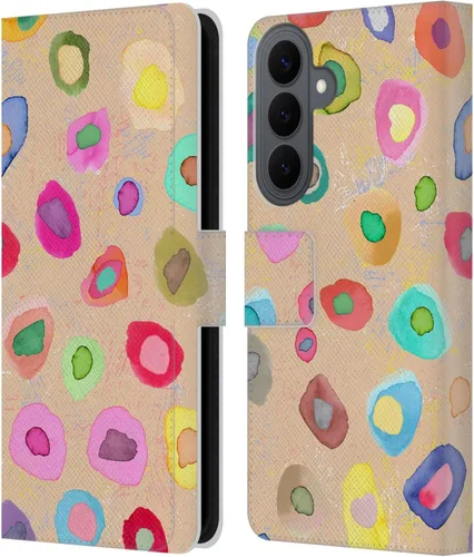 Vista 8 de Head Case Designs Officially Licensed Ninola Ditsy Flowers Yellow Nature Bold Leather Wallet Case Compatible with Samsung Galaxy A07 4G