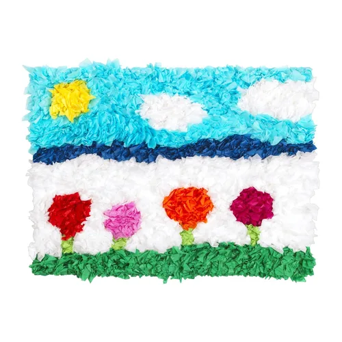 Vista 6 de Colorations® Mini cuadros de tejido – 10 colores, 5,000 piezas