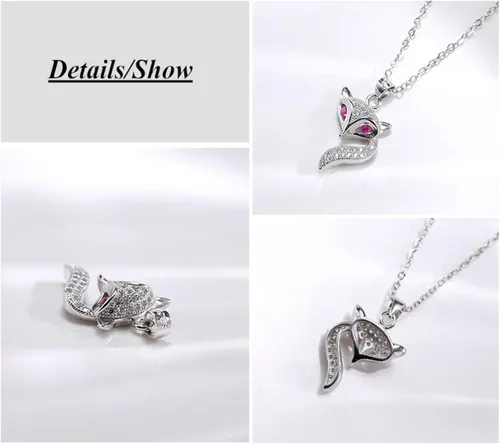 Vista 5 de Valentines Day Fox Jewelry Set for Mother Wife Girlfriend