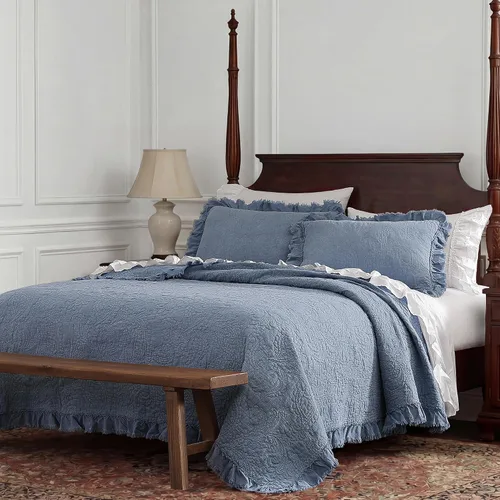 Vista 11 de Paseo Road Abbie - Juego de edredón de 2 piezas con funda de almohada, color gris, tamaño individual, juego de ropa de cama reversible ligero