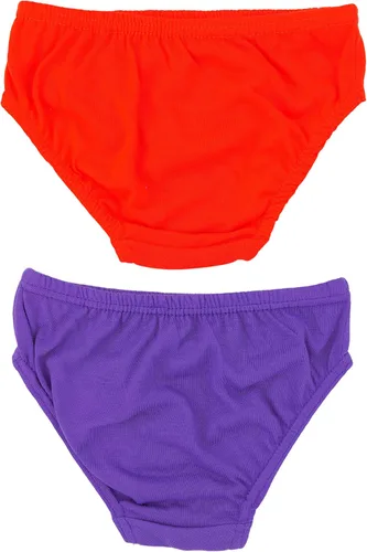 Vista 4 de ToBeInStyle Paquete de 6 bragas de bikini de algodón clásicas coloridas y cómodas