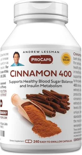 Vista 10 de ANDREW LESSMAN ProCaps Canela 400 mg 30 Cápsulas