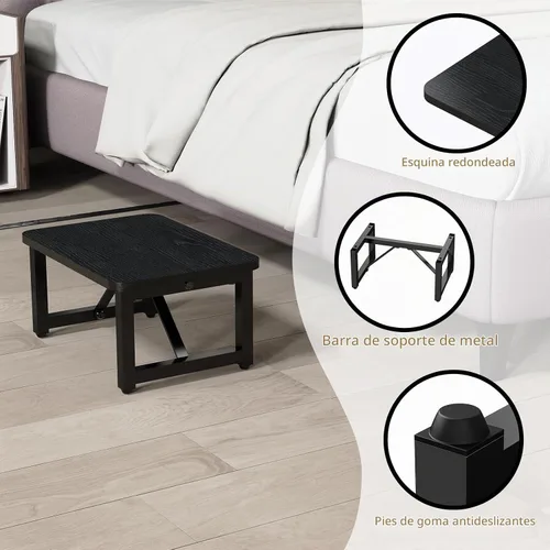 Vista 5 de YAKANJ Taburete Escalón, Taburete Escalón de Madera Resistente para Adultos Niños Pequeños, Taburete de Pie Resistente y Estable para Cocina Baño