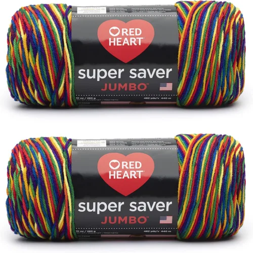 Vista 76 de Red Heart Super Saver Jumbo Ovillo de lana, Amatista