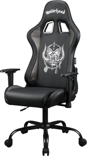 Vista 3 de SUBSONIC - Silla Motorhead para juegos para adultos, silla de oficina para jugadores Silla de oficina ergonómica, espuma de alta densidad