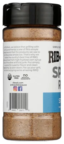 Vista 3 de Rib Rack Seasoning Rub Steak-5.5 oz - Paquete de 6