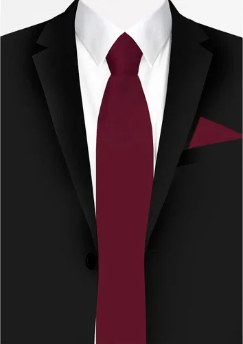 Vista 90 de Jacob Alexander Corbata regular de los hombres de color sólido