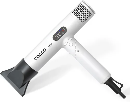 Vista 9 de COCCO Secador iónico de aire, secador de pelo plegable profesional del Negro