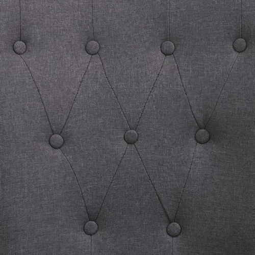 Vista 8 de Silla de comedor de tela gris oscuro con reposabrazos, marco de madera de roble, silla de acento moderna para cocina, comedor, muebles de granja