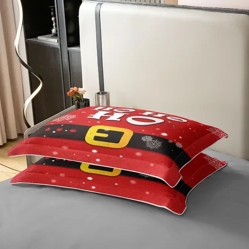 Vista 35 de Funda de edredón de árbol de Navidad 100% algodón natural, juego de ropa de cama de copos de nieve de Navidad para niños y niñas, funda de edredón