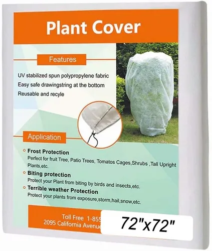 Vista 11 de Agfabric Cubiertas para Plantas Protección contra Heladas 0.55oz 34"x28" Cubierta para Arbustos, Cubierta de Árbol de Invierno para Extensión