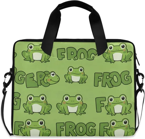Vista 10 de MNSRUU Bolsa para portátil de 15,6 pulgadas Duck Rubber Laptop Maletín Bolsa