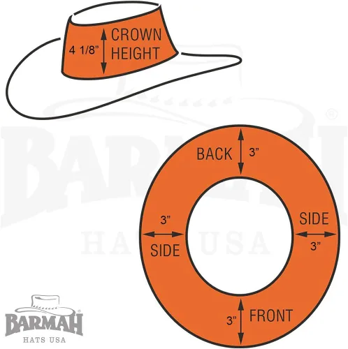 Vista 7 de Barmah Hats Drover Oil Skin Hat - Artículo 1050