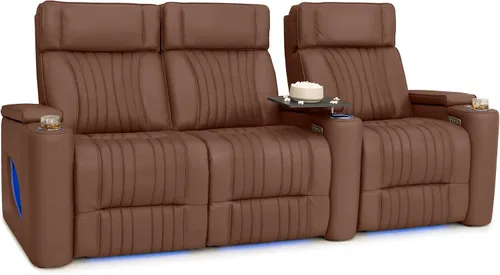 Vista 12 de Seatcraft Valore Asiento de cine en casa Tabaco Sillón Individual