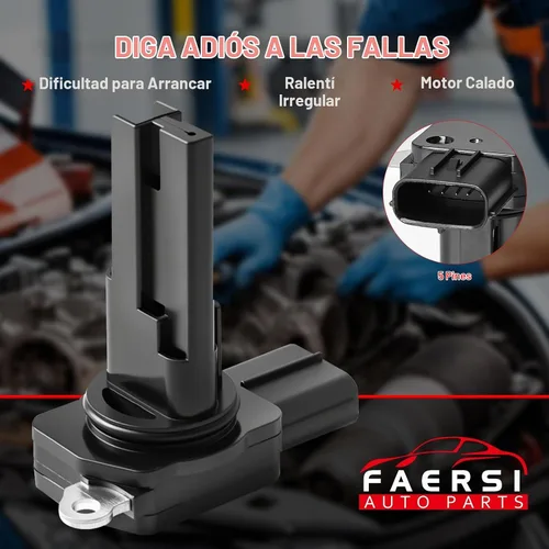 Vista 7 de FAERSI Medidor de sensor de flujo de aire masivo MAF 22680-AA380 compatible con 2009-2014 Forester 2008-2014 Impreza 2008-2014 Legacy 2008-2014