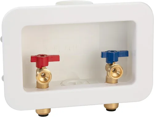 Vista 14 de [1 unidad] Lingmfg Caja de salida para lavadora PEX-B crimpado con drenaje central de 2 pulgadas, crimpado PEX-B de 1/2 pulgada, conexión mangueras