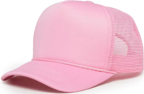 Vista 42 de Funky Junque Sombrero de camionero ligero Snapback de espuma de malla en Negro/Negro
