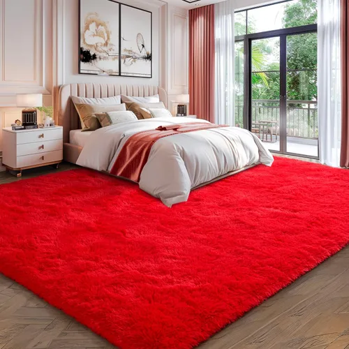 Vista 171 de EVOIONOS Alfombra Redonda Negra para Dormitorio, 4x4 Pies Alfombra de Área Circular Suave y Esponjosa para Sala de Estar, Alfombra Circular de Felpa