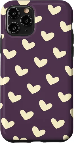 Vista 27 de Yellow Heart Pattern Minimalist Love Case for iPhone 16