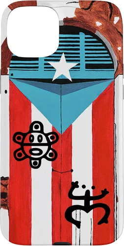 Vista 9 de Funda con diseño de bandera de Puerto Rico Coqui Sun Taíno, Boricua Pride Cover Case para iPhone 17