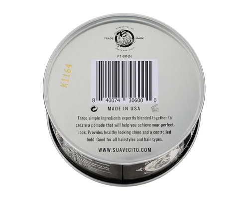 Vista 10 de Suavecito Pomada a base de aceite lata de 3 onzas – Aroma original peinado de larga duración, alto brillo saludable, para todo tipo de cabello