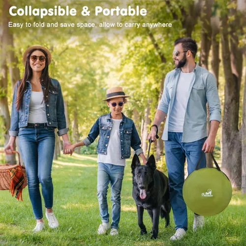 Vista 6 de Pawaboo Jaula para corralito para perros para interiores y exteriores A-Verde Aguacate