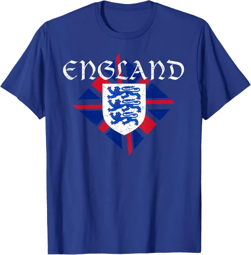Vista 16 de Vintage UK brazos de Inglaterra playera