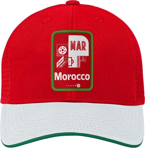 Vista 32 de Outerstuff Sombrero de malla Procrown con mosaico de contraste para la Copa Mundial de la FI verde-blanco
