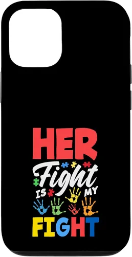 Vista 27 de Her Fight is My Fight Autism Awareness Case for iPhone XR
