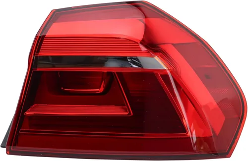 Vista 162 de Ensamble de luz trasera exterior TRQ para lado del conductor izquierdo trasero. Compatible con Toyota Corolla XLE 2020, 2021, 2022 y Toyota Corolla