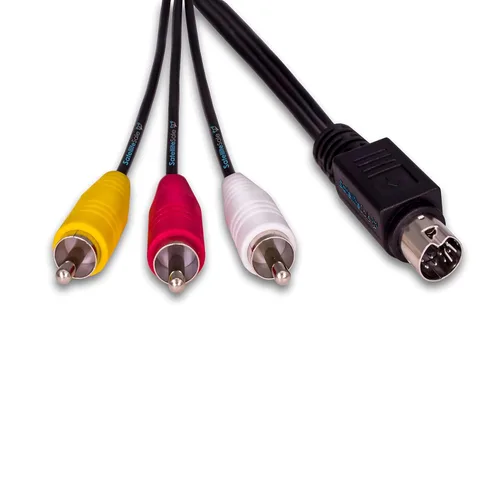 Vista 6 de SatelliteSale Audio Video 10 Pin Componente DirecTV Cable Universal Cable PVC Negro Cable 6 pies
