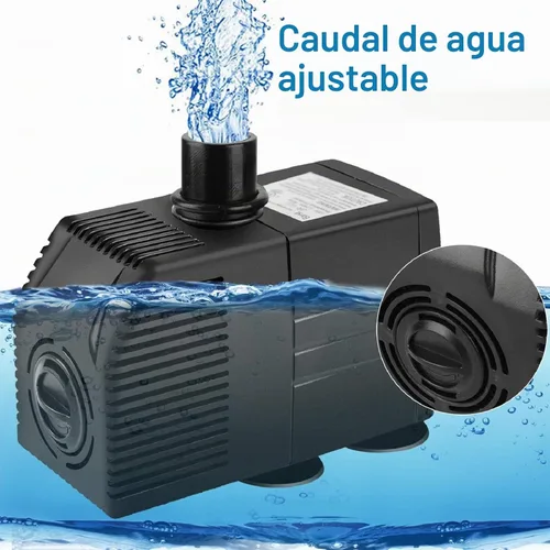 Vista 3 de BARST Bomba sumergible 200GPH con filtro, bombas de fuente ultra silenciosas