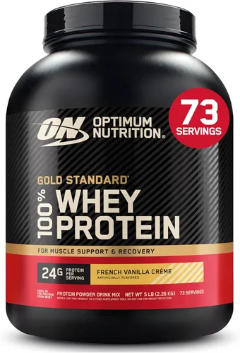 Vista 24 de Optimum Nutrition Estándar dorado 100% Proteína de Suero de Leche en Polvo, Pie de lima, 1.8 Libra