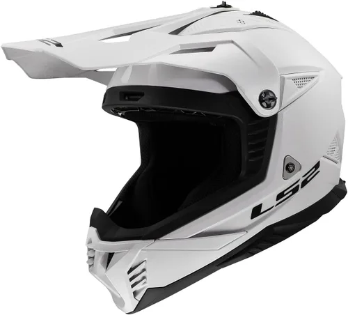 Vista 10 de LS2 Helmets Gate II - Casco integral para motocicleta MX Negro mate